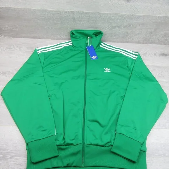 Adidas Originals Firebird Track Pants Jacket Jump Suit Men's Sz Medium Green NEW - Picture 2 of 16